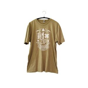 Next Level Apparel Olive Graphic Short Sleeve Tee